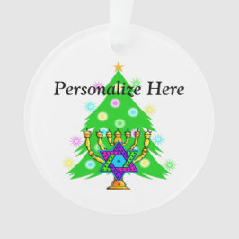 Adorno Navidades y Hanukkah Interfaith