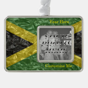 Adorno Navideño Bandera jamaicana - arrugada