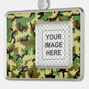 Adorno Navideño Camuflaje de Woodland