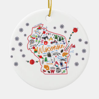 Adorno Navideño Caprichoso de Wisconsin