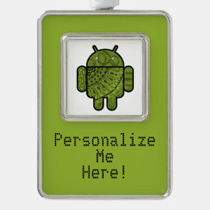Adorno Navideño Carácter Pancho Doodle para el robot Android™