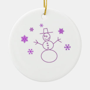 Adorno Navideño de Muñeco de Nieve Adorable