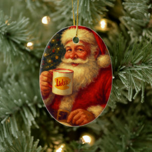 Adorno Navideño de Santa Antiguo • Regalo acogedor