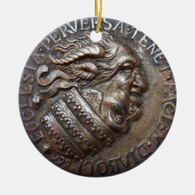 Adorno Navideño Diabólico by RetroCharms (Frente)