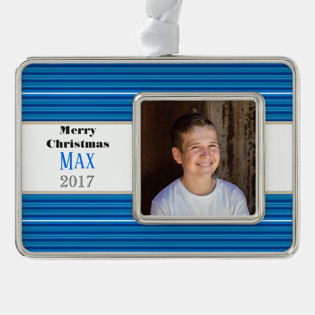 Adorno Navideño HAMbyWG - Ornamento - Blue Topaz (Anverso)