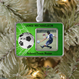 Adorno Navideño Jugador de fútbol Keepsake