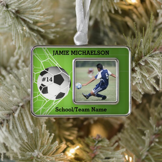 Adorno Navideño Jugador de fútbol Keepsake (Árbol)