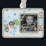 Adorno Navideño Ornamento de la foto de Woodland Winter Fairy Litt<br><div class="desc">Regalo personalizado - ¡FÁCIL COMO 1-2-3 PARA EL PERSONALIZAR! Simplemente haga clic en el botón personalizar / enlace y cambie o agregue el texto que desee. Utilice este diseño gratuito creado por JoSunshine Designs Copyright 2018 JoSunshine y LICENSORS. En la mayoría de los fundas, se puede modificar todo el texto....</div>