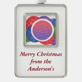 Adorno Navideño Ornamentos de fotos de bolas de Navidades personal