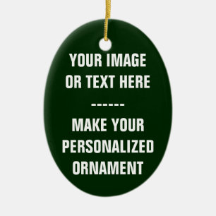 Adorno Navideño Óvalo para Subir Foto - Regalo de 