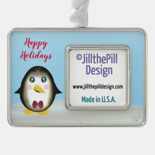 Adorno Navideño Penguin Chillin