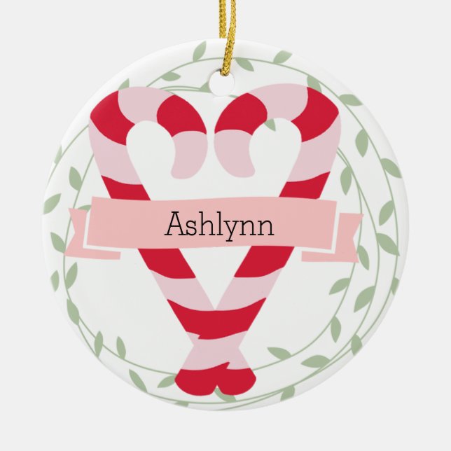 Adorno Navideño Personalizado para Nieta Adorable (Frente)