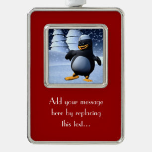 Adorno Navideño Pingüino Marinero Divertido Bailando