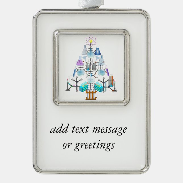 Adorno Navideño Química, Oh Árbol Químico (Anverso)