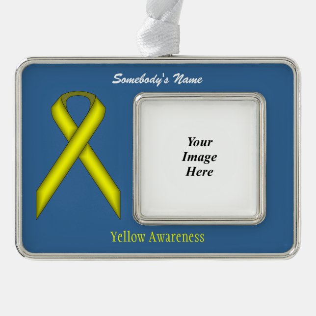 Adorno Navideño Rbn Amarillo Tmpl(H-O) de Kenneth Yoncich (Anverso)