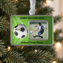Adorno Navideño Recuerdo de jugador de fútbol