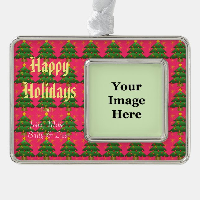 Adorno Navideño Vacaciones, Navidades, Año Nuevo, paz, alegría, am (Anverso)