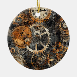 Adorno Navideño Vintage Steampunk