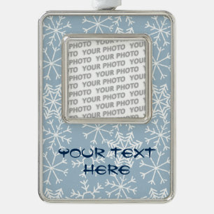 Adorno Navideño Winter SNOWFLAKES patrón sin fisuras + tus ideas