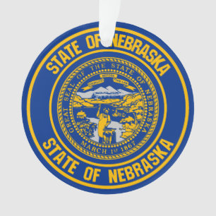 Adorno Nebraska Round Emblem