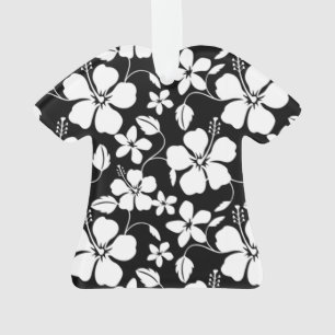 ADORNO NEGRO HULA HAWAIANO (HIBISCO)