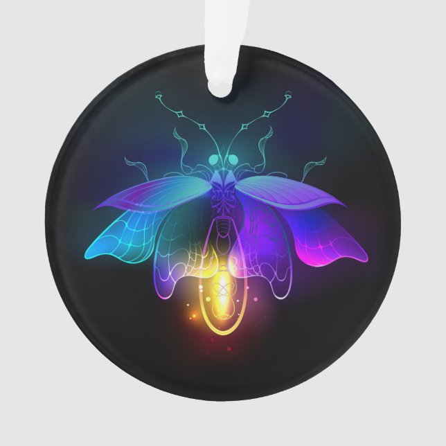 Adorno Neon Firefly en negro (Anverso)