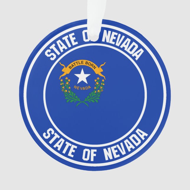 Adorno Nevada Round Emblem (Anverso)