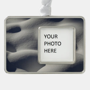 Adorno Nieve espumosa, montones de sorbos, naturaleza abs