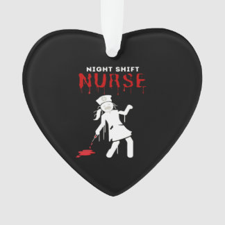 Adorno Night Shift Nurse Funny Halloween Classic T-Shirt