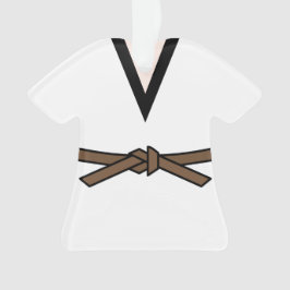 Adorno Ninja En Entrenamiento Correa Marrón Personalizado