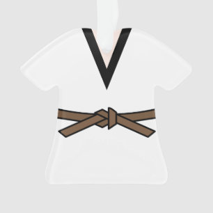 Adorno Ninja En Entrenamiento Correa Marrón Personalizado