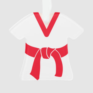Adorno Ninja En Formación Del Cinturón De Artes Marciales