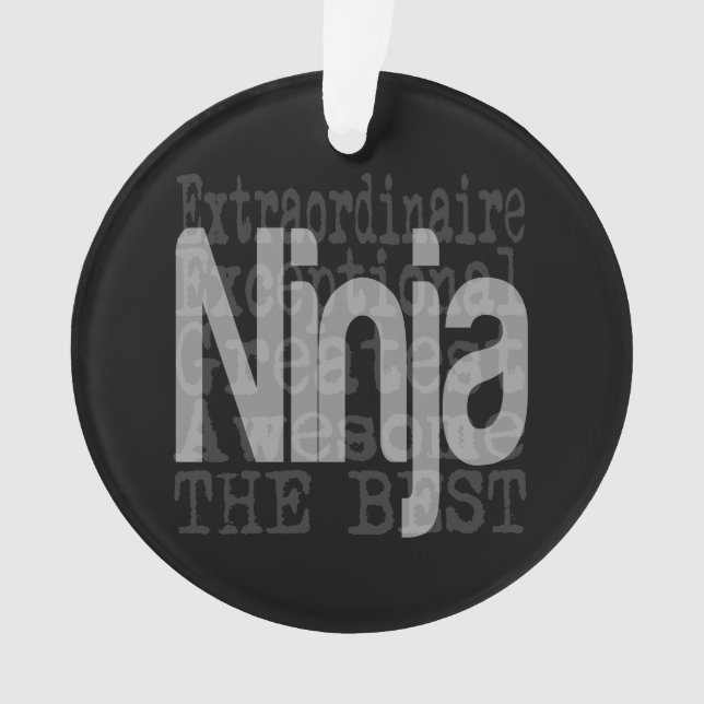 Adorno Ninja Extraordinaire (Anverso)