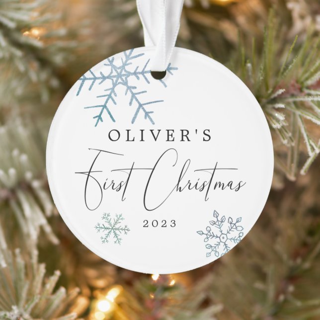 Adorno Niño Primer guión moderno de Navidad (Árbol)