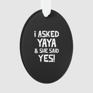 Adorno Niños A Los Que Le Pregunté A Yaya Y Ella Dijo Sí
