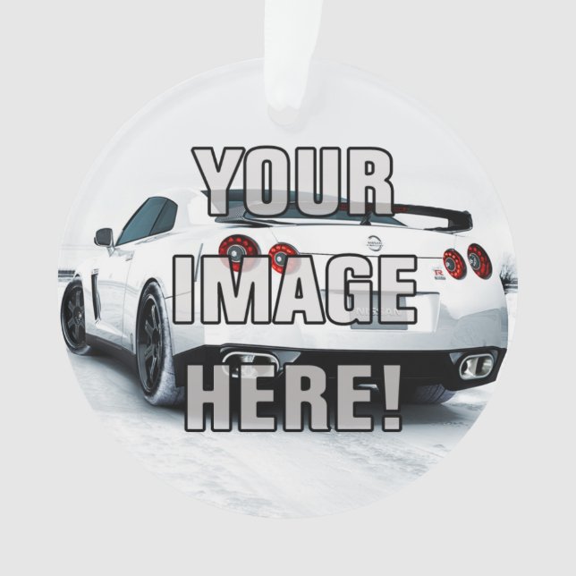 Adorno ¡Nissan Skyline GT-r "añade su foto! " (Anverso)