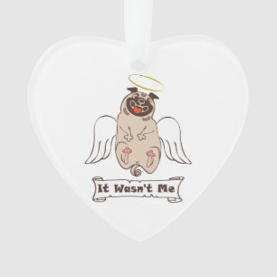 Adorno No fue una cita graciosa de ángel pug de mí