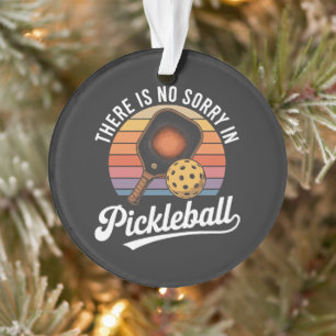 Adorno no hay disculpas en pickleball