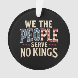 Adorno No Kings Retro Patriótico Hombres Mujeres