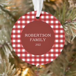 Adorno Nombre de familia de Personalizado Rústico Ornamen