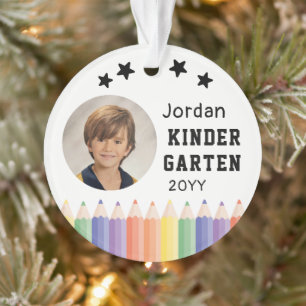 Adorno Nombre de foto personalizado de jardín de infancia