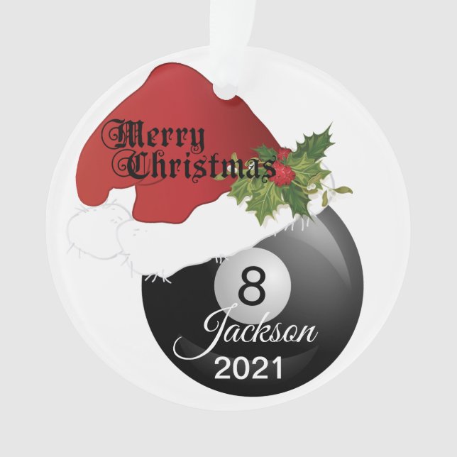 Adorno Nombre del diseño el | DIY del billar del gorra de (Anverso)