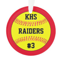 Nombre del equipo Softball, Cartas Escolares y Núm