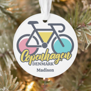 Adorno Nombre personalizado Copenhague Dinamarca