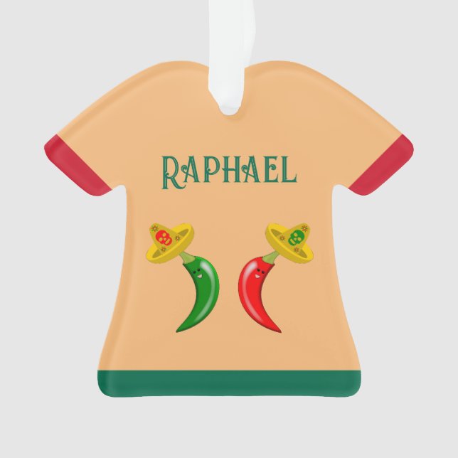 Adorno Nombre personalizado del Día de los Muertos Mexica (Anverso)