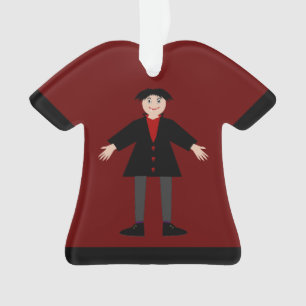 Adorno Nombre personalizado del vampiro de Halloween