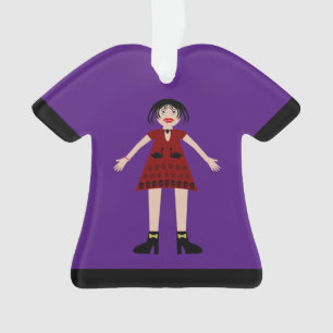 Adorno Nombre personalizado Gótico de la dama de vampiro 
