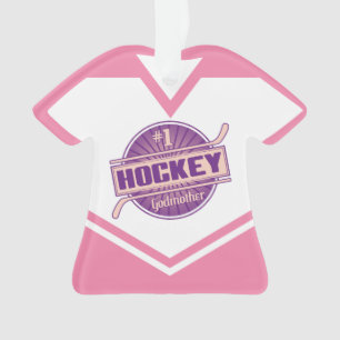 Adorno Nombre y número de la abuela del hockey