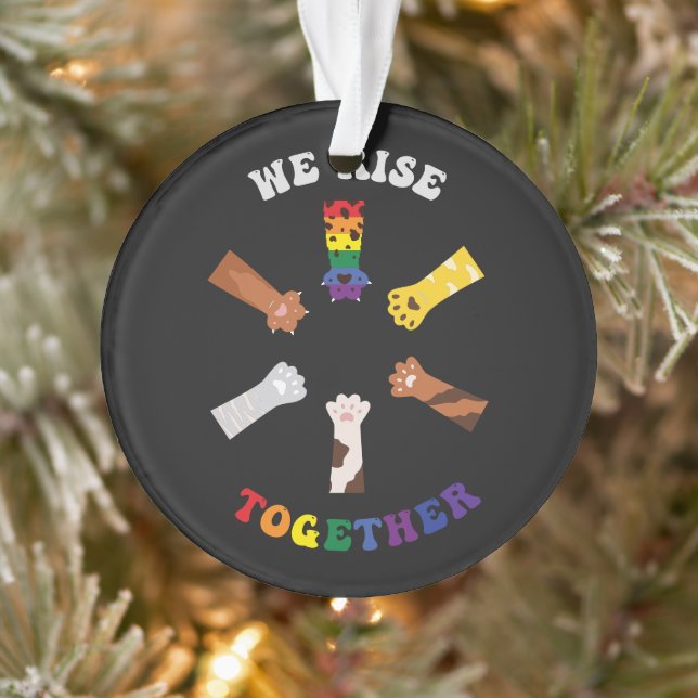 Adorno Nos alzamos juntos | Impresión de rutas | Diversid (Árbol)