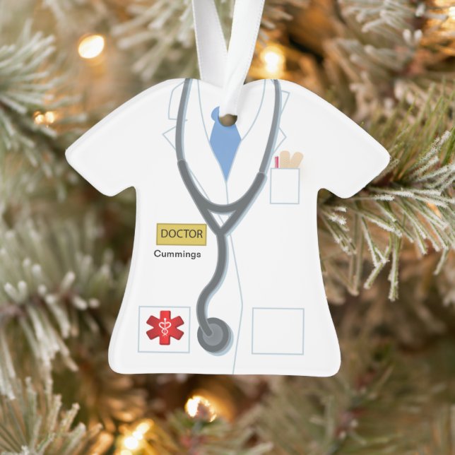 Adorno Novedad personalizada de Uniforme Médica médica (Árbol)